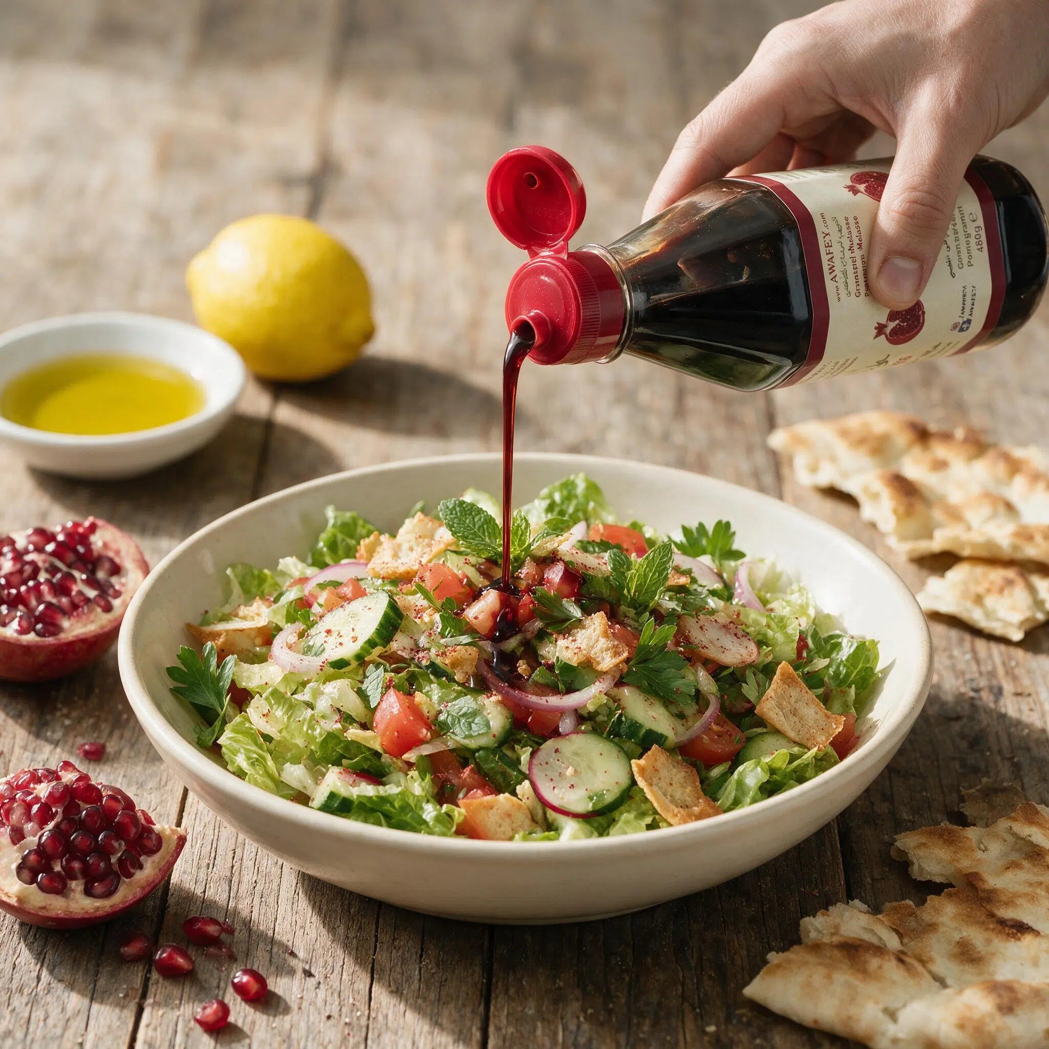 Granatapfelsirup für Salat 