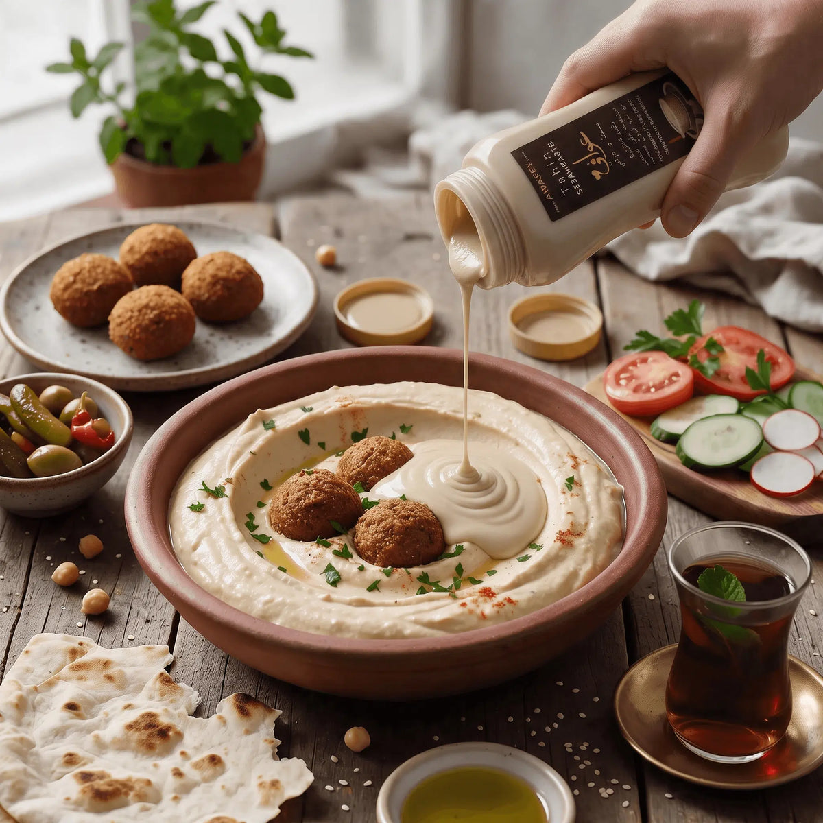 AWAFEY Tahini für Falafel