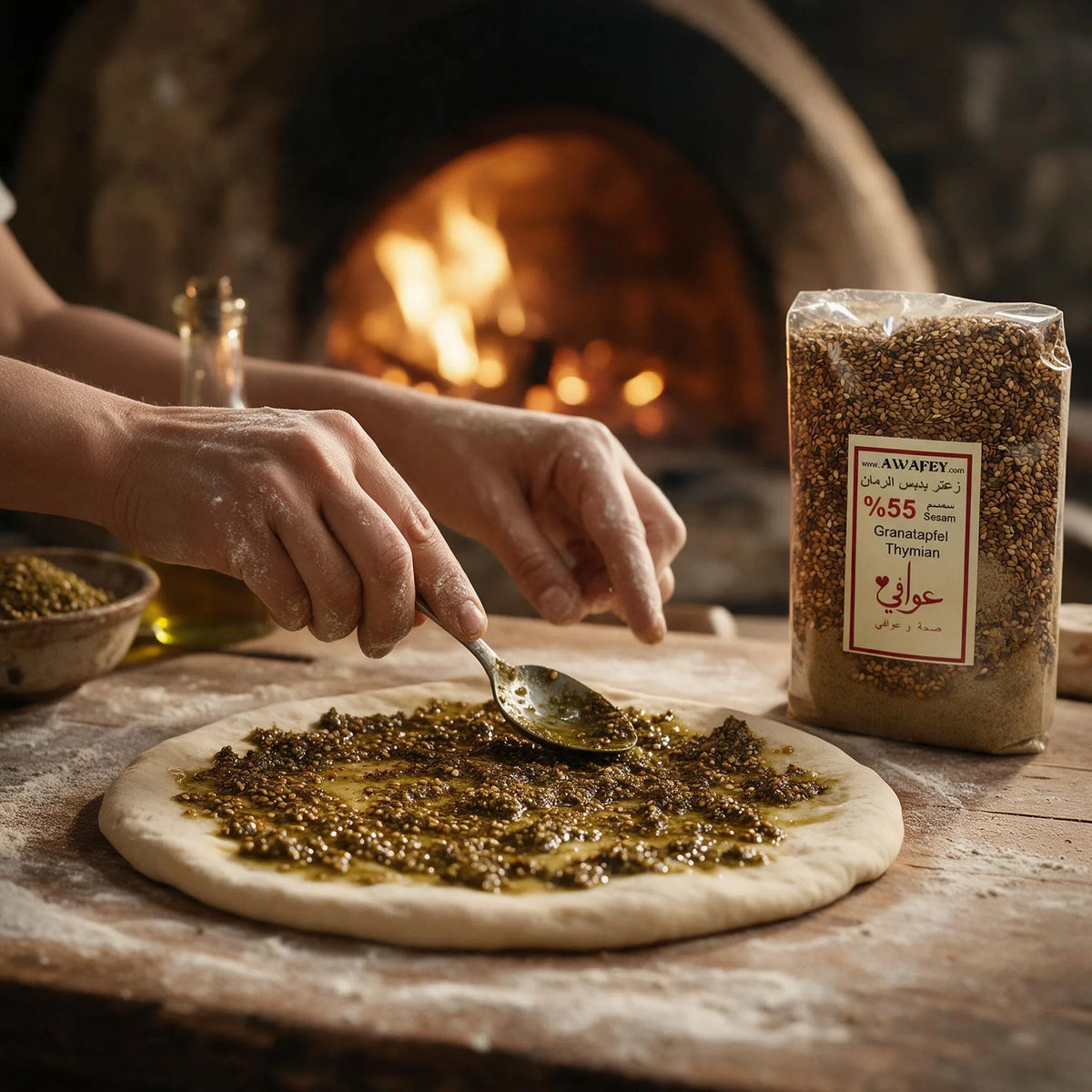 Zaatar Granatapfel für Manakish