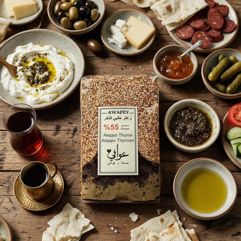 Aleppo Zaatar zum Fruhstuck